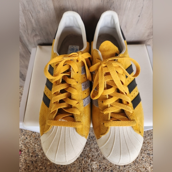 RARE Adidas Gold Suede 80s Superstars - Picture 8 of 16